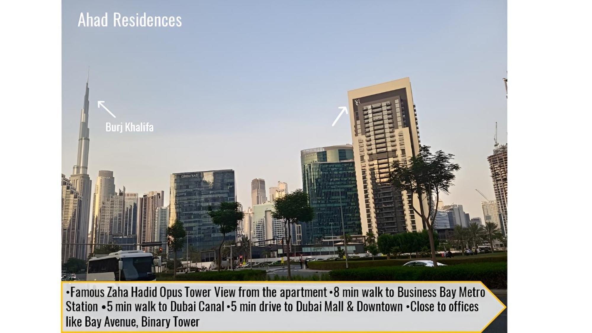 Ahad Residences 1 Bd- 15mins Walk To Mall Apartment Dubai